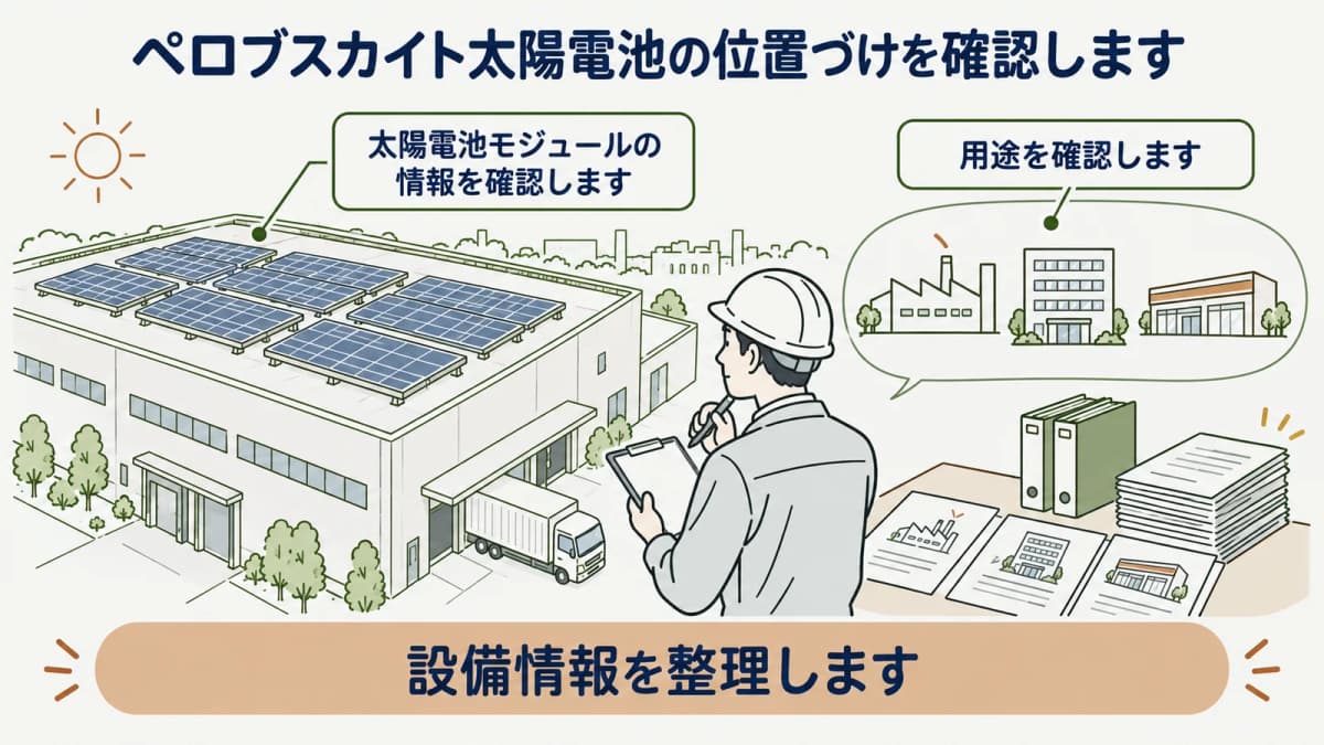 ペロブスカイト太陽電池の方式名と制度資料を分けて整理する図