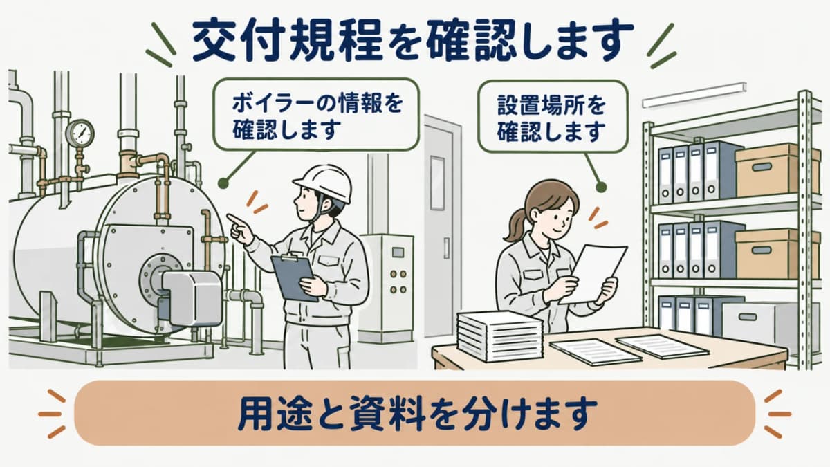 一般法と制度ごとの交付規程を読み分ける図